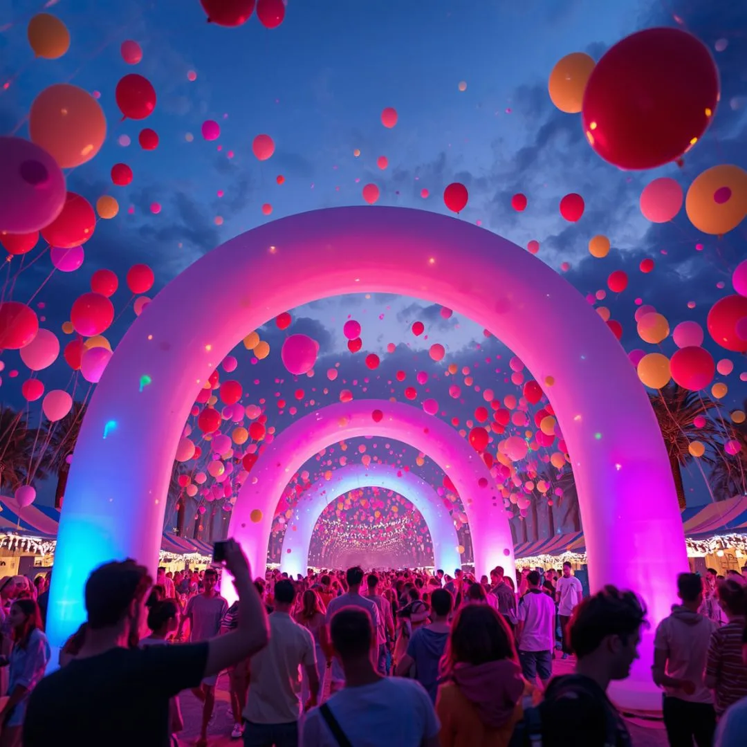 Custom Shape Inflatable Arches design 4