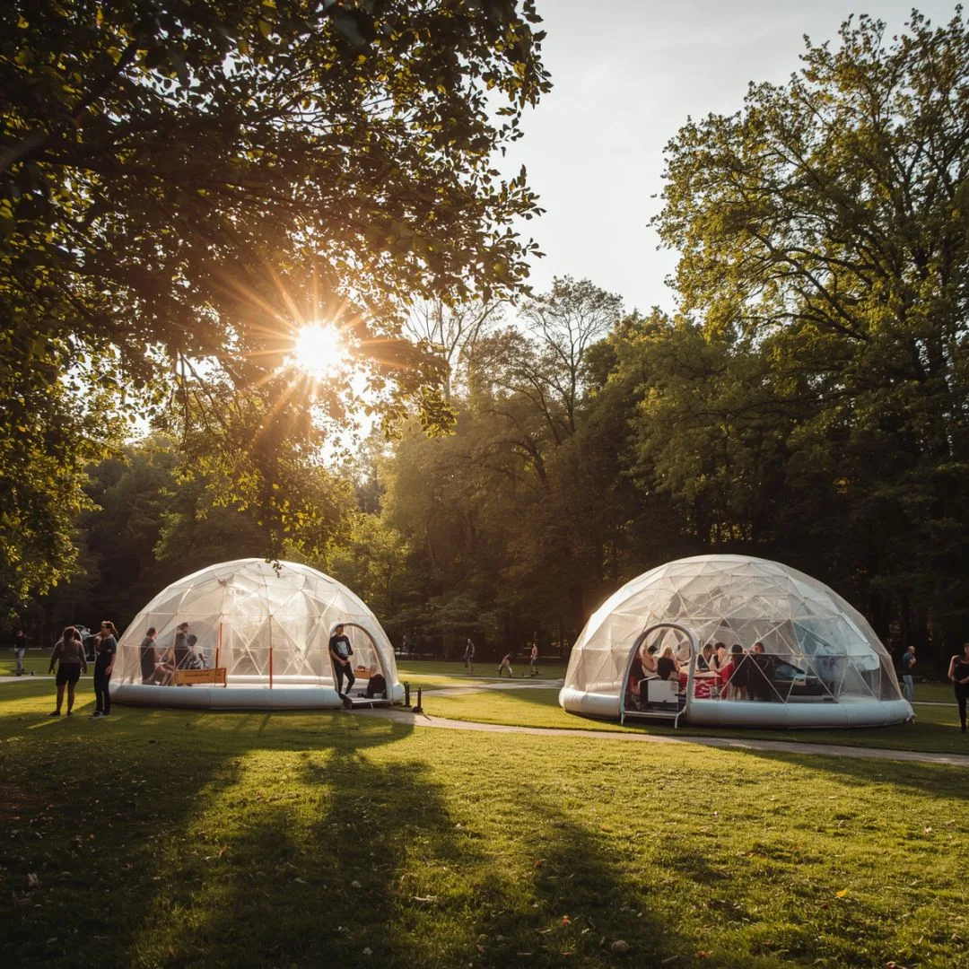 Illuminated Inflatable Event Dome design 10