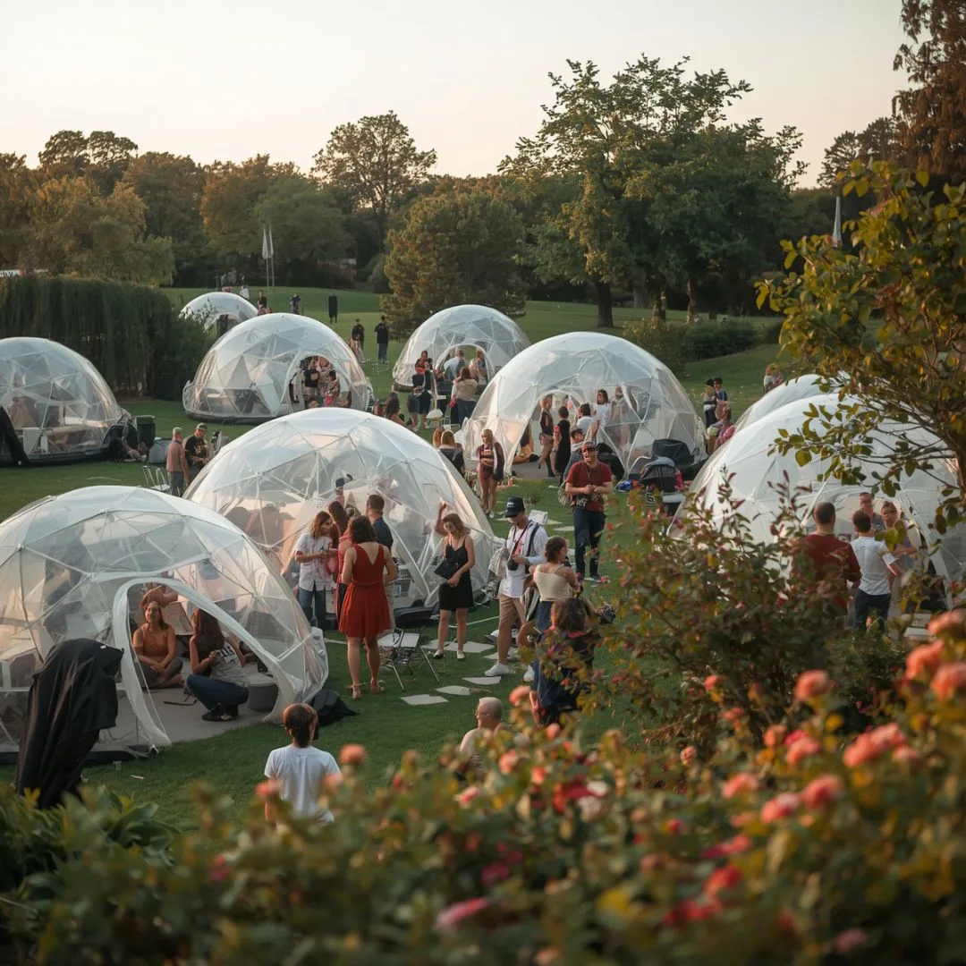 Illuminated Inflatable Event Dome design 8