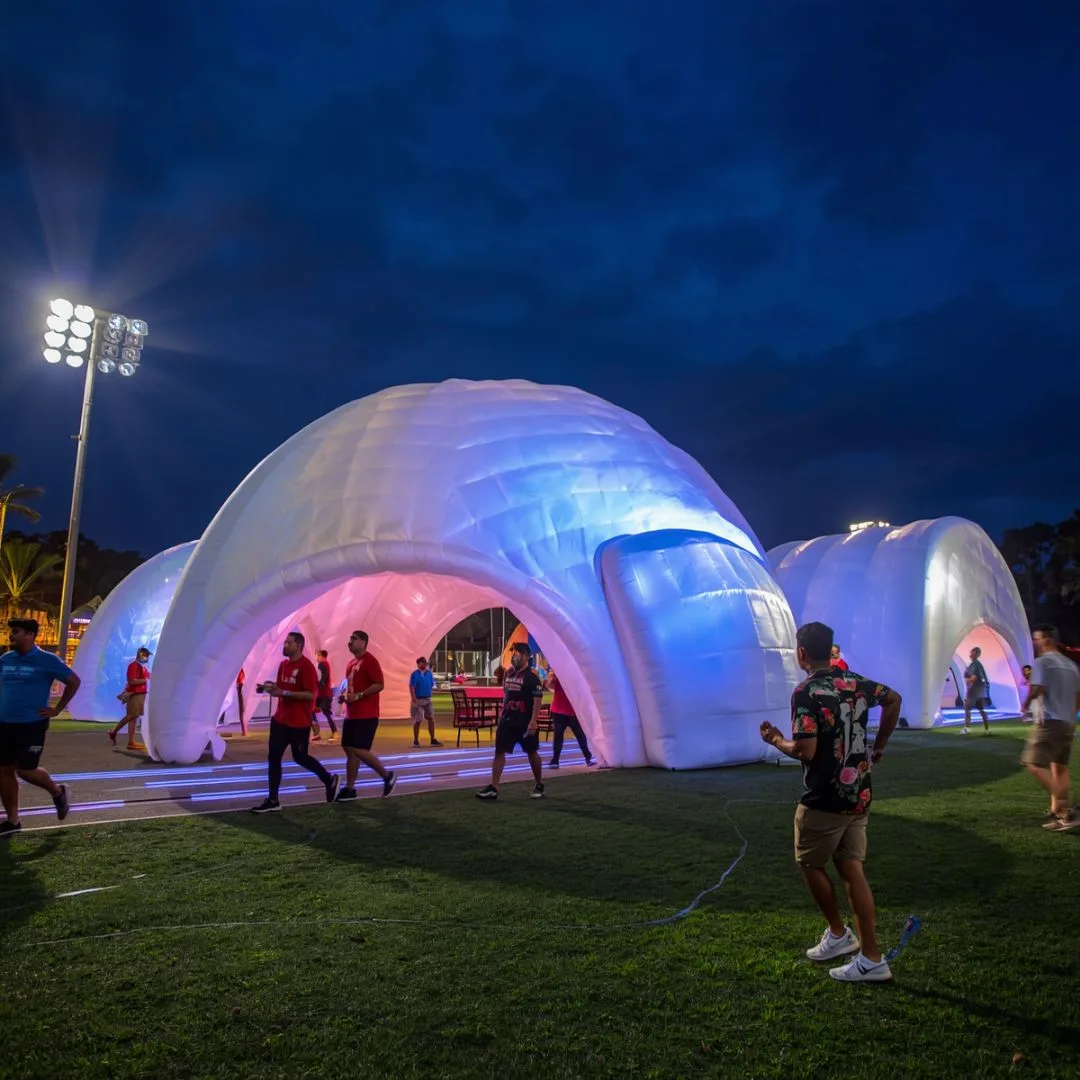 Illuminated Inflatable Event Dome design 6