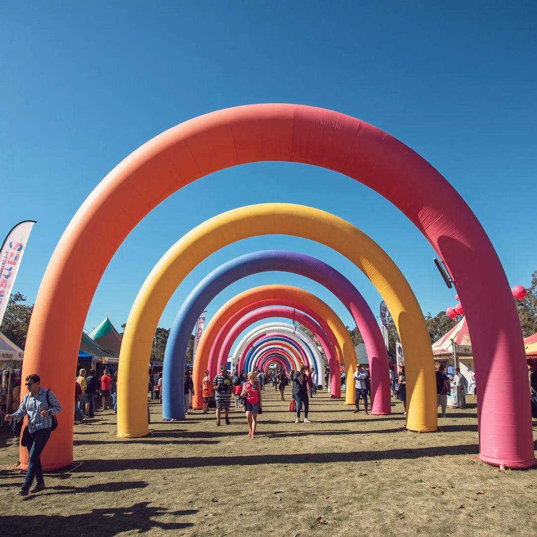 Curved Inflatable Entrance Arches design 6