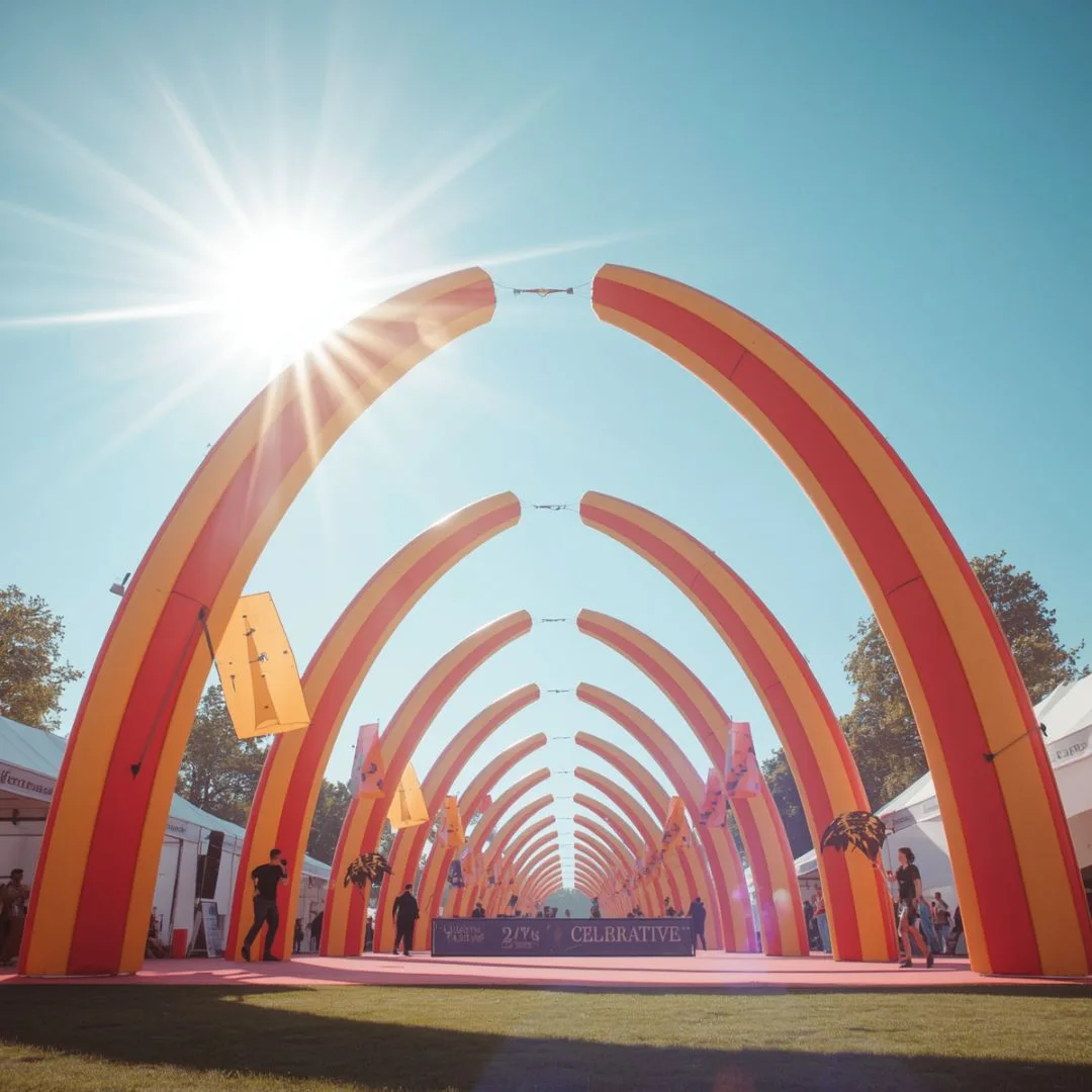Curved Inflatable Entrance Arches design 5