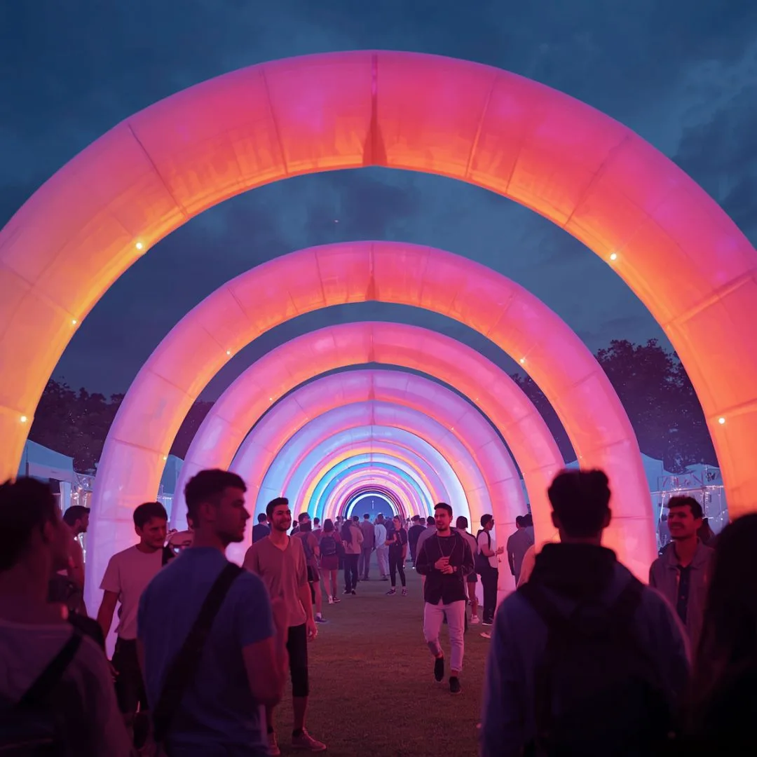 Curved Inflatable Entrance Arches design 2