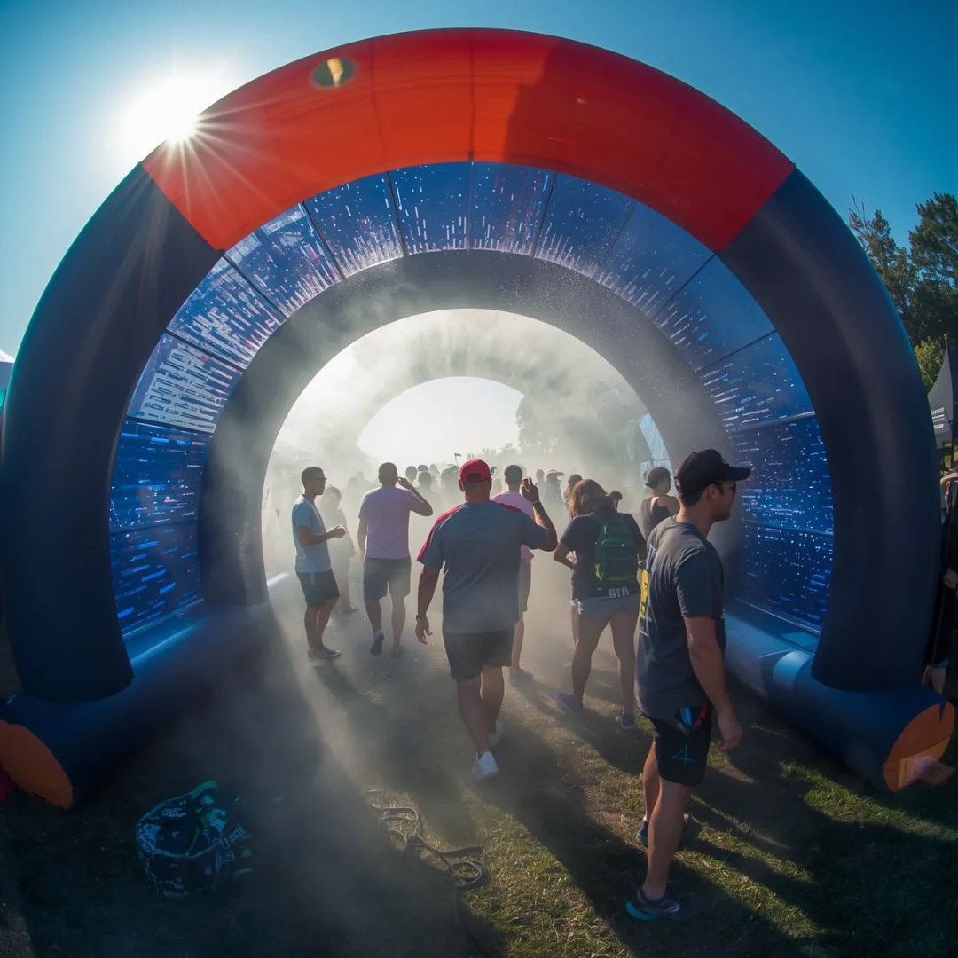 Inflatable Misting Tunnels design 8
