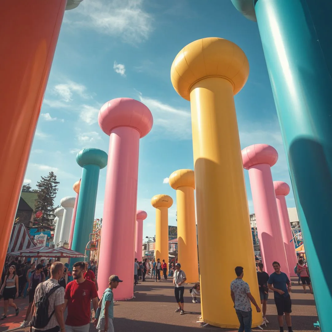 Inflatable Pillars & Columns design 7