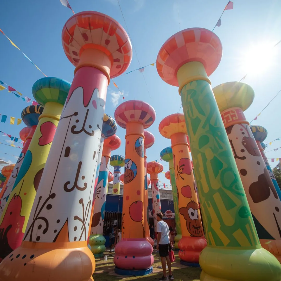 Inflatable Pillars & Columns design 2
