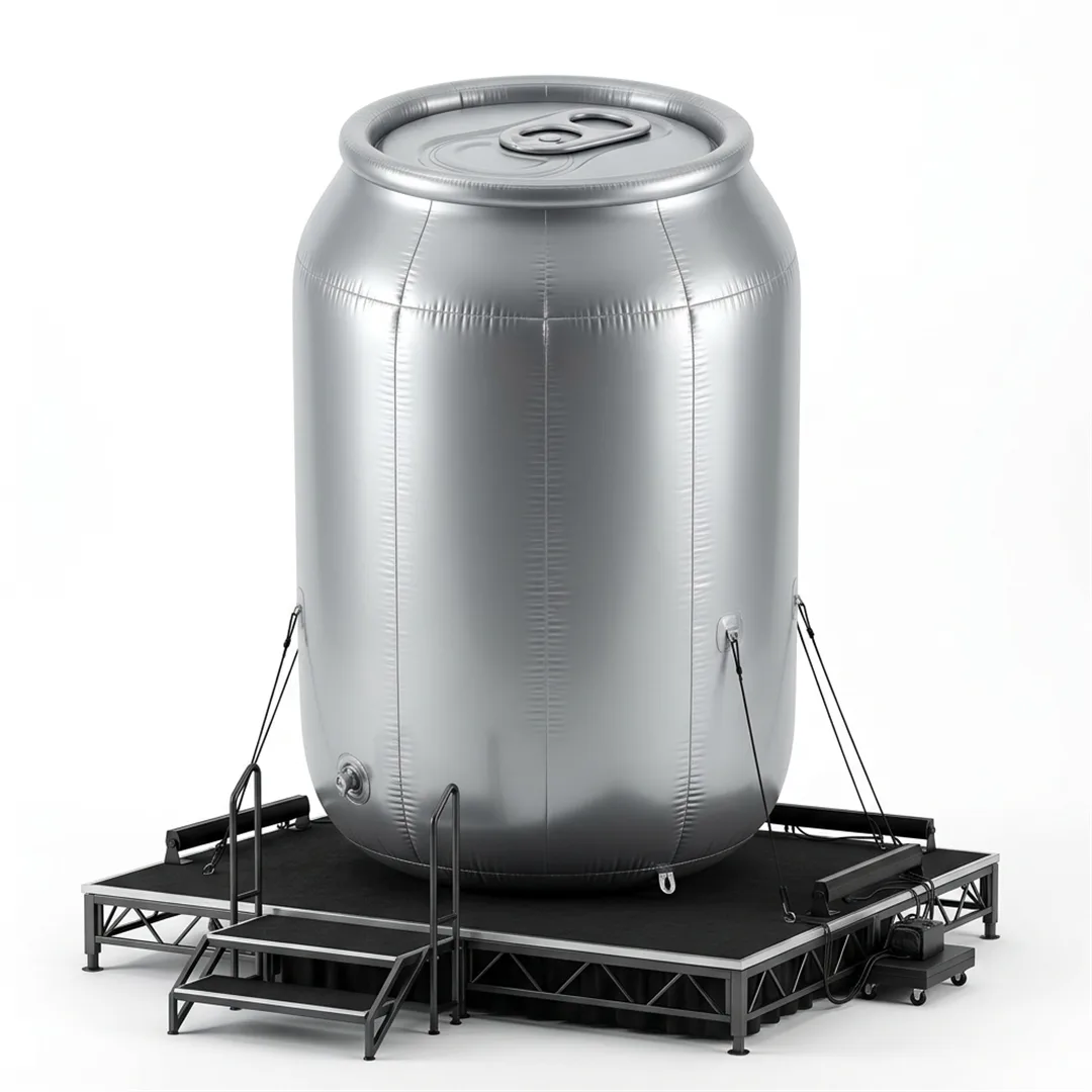 Inflatable product replicas for FMCG brands